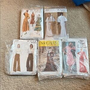 Vogue Patterns Women's Wide Leg Pants & Dresses - Multicolor